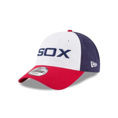 Blue Chicago White Sox Hat - New Era MLB Core Fit Alt 49FORTY Fitted Caps USA8139245